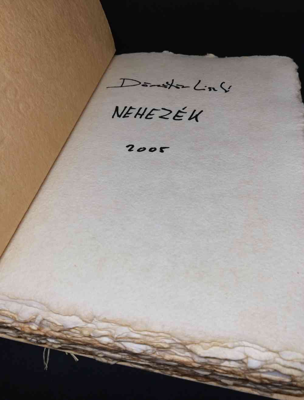 Dömötör László - Nehezék (számozott)