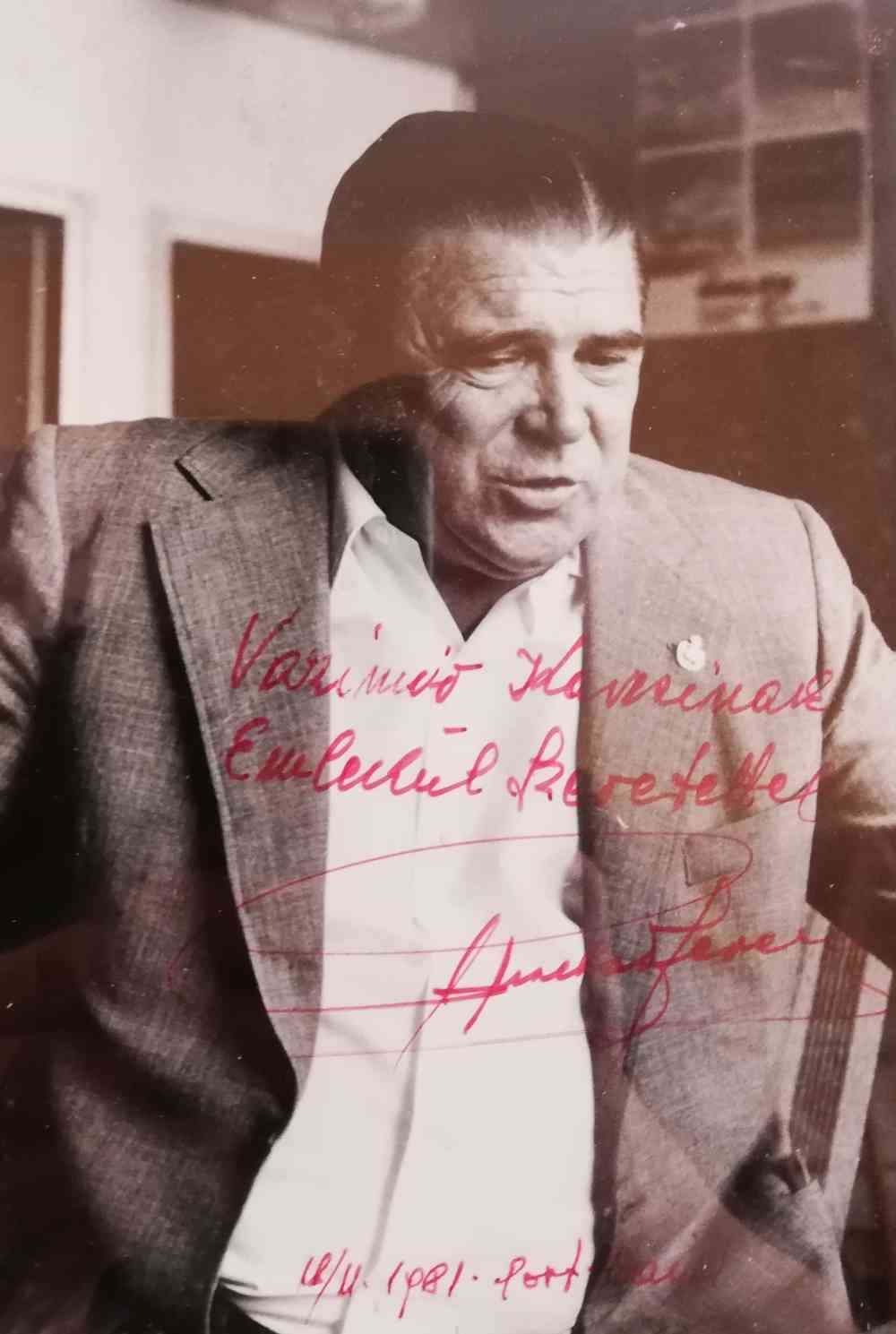  - Puskás Ferenc dedikált fotója